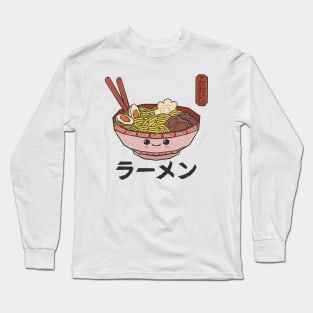 Kawaii Ramen Japanese Noodles Long Sleeve T-Shirt